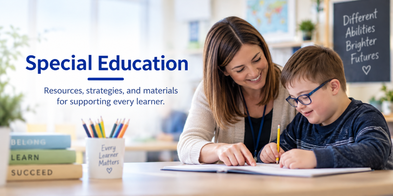 Special Education resources, strategies, and materials for supporting every learner.